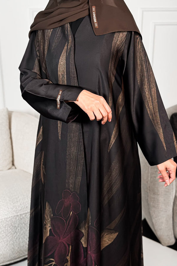 Washed silk print